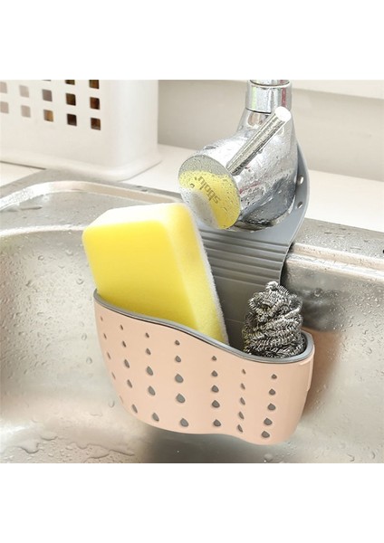 A-Turuncu Tarzı 1 Adet Mutfak Aksesuarları Ev Storageorganizer Ayarlanabilir Yapış Lavabo Sabun Süngerlik Mutfak Asılı Drenaj Sepeti Mutfak Gereçleri (Yurt Dışından)