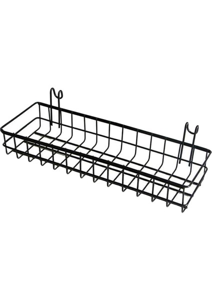 40X10X5CM Hasır Duvar Metal Tel Sepet, Izgara Panel Asma Tepsisi, Duvara Montaj Düzenleyici, Tel Depolama Rafı (Yurt Dışından)