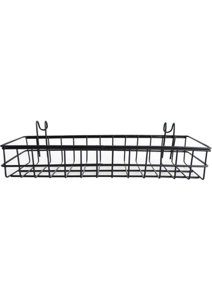 40X10X5CM Hasır Duvar Metal Tel Sepet, Izgara Panel Asma Tepsisi, Duvara Montaj Düzenleyici, Tel Depolama Rafı (Yurt Dışından)