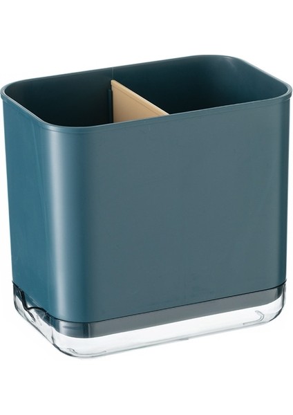 Mavi Stil 15X14X10CM Mutfak Ev Depolama Raf Meyve Çubuklarını Boşaltma Bıçak Lavabo Tutucular Kutusu Bulaşık Organizatör Standları Düzenli Gereçler Havlu Askıları (Yurt Dışından)