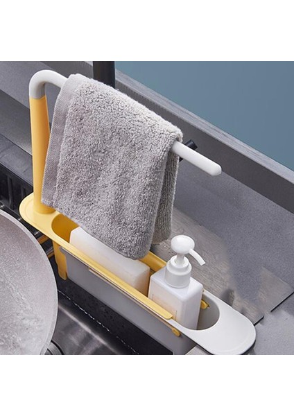 Kırmızı Stil Net Kırmızı Teleskok Raf Mutfak Lavaboları Organizatör Sabun Havlu Süngerlik Drenaj Rafı Depolama Sepeti Alet Aksesuarları (Yurt Dışından) fırsatları