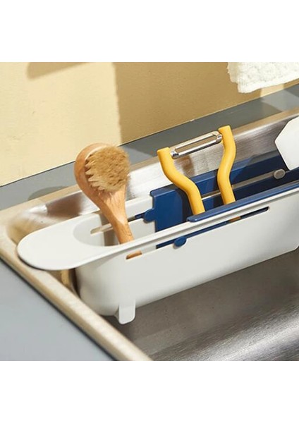 Kırmızı Stil Net Kırmızı Teleskok Raf Mutfak Lavaboları Organizatör Sabun Havlu Süngerlik Drenaj Rafı Depolama Sepeti Alet Aksesuarları (Yurt Dışından) indirimleri