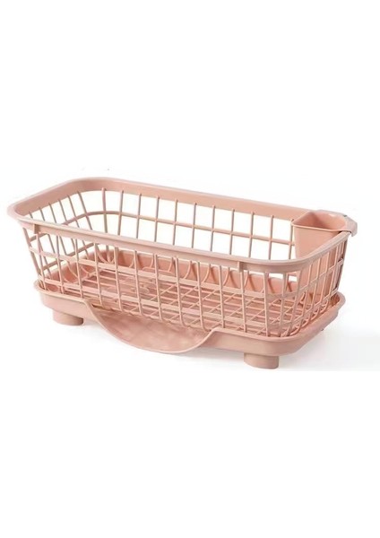PINK01 Stili Lavabo Bulaşık Kurutmalık Bulaşıklık Mutfak Yıkama Tutucu Sepet Düzenleyici Tepsi Meyve Tabağı Raf Evye Bıçağı Çatal Konteyner (Yurt Dışından)