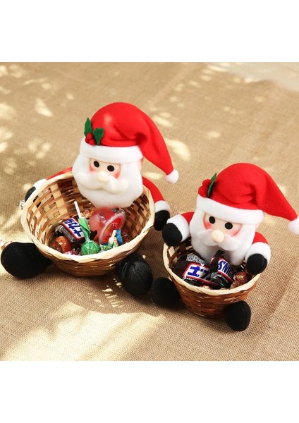 Mıni Şeker Çizme Stili Sıcak Satış Noel Şeker Depolama Sepeti Hediyeler Noel Baba Şeker Çantası Şeker Çizmeler Konteyner Noel Ev Partisi Masa Dekorasyonu (Yurt Dışından) fırsatları