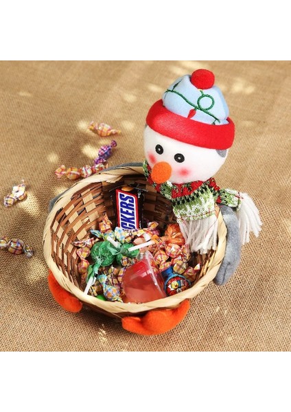 L-Penguen Stili Sıcak Satış Noel Şeker Depolama Sepeti Hediyeler Noel Baba Şeker Çantası Şeker Çizmeler Konteyner Noel Ev Partisi Masa Dekorasyonu (Yurt Dışından)