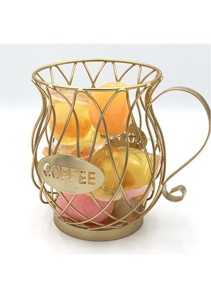 16.5X12CM Siyah Stil Kahve Kapsül Depolama Sepeti Iskandinav Demir Sanat Delikli Fincan Yaratıcı Meyve Kahve Pod Organizatör Tutucu Ev Cafe Otel Için (Yurt Dışından) fiyatları