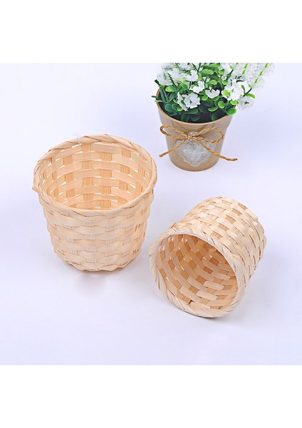 A2 Stili Yeni El Yapımı Bambu Bahçe Saksı Hasır Sepet Hasır Patchwork Hasır Rattan Seagrass Depolama Organizatör Kreş Tencere (Yurt Dışından) fiyatları