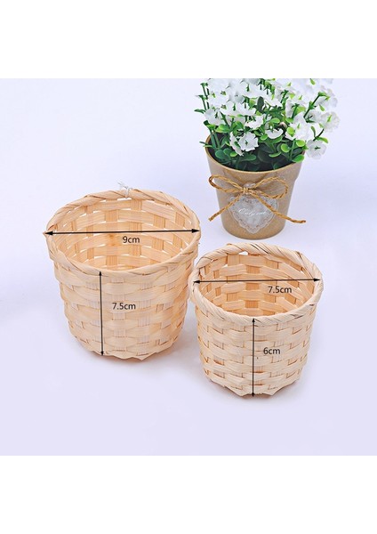 A2 Stili Yeni El Yapımı Bambu Bahçe Saksı Hasır Sepet Hasır Patchwork Hasır Rattan Seagrass Depolama Organizatör Kreş Tencere (Yurt Dışından) modelleri