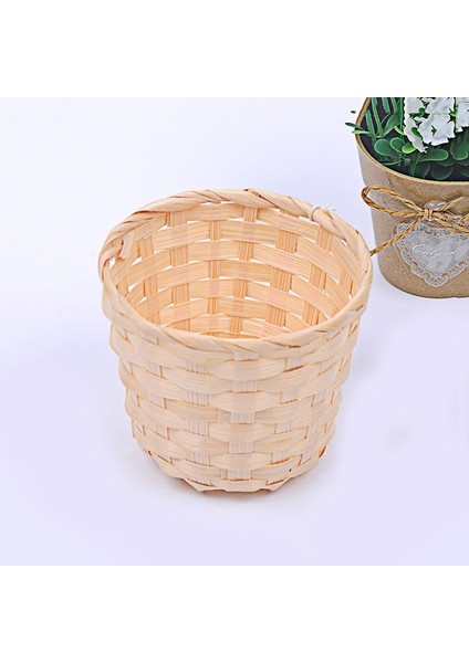 A2 Stili Yeni El Yapımı Bambu Bahçe Saksı Hasır Sepet Hasır Patchwork Hasır Rattan Seagrass Depolama Organizatör Kreş Tencere (Yurt Dışından) fırsatları