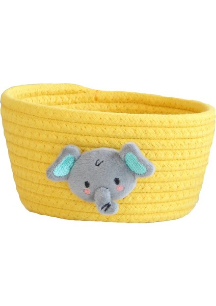No.2 Tarzı Artoon Hayvanlar El Dokuma Depolama Sepeti Çocuk Oyuncakları Masaüstü Organizatör Çeşitli Eşyalar Saklama Kutusu Çamaşır Sepetleri 16*9 cm (Yurt Dışından)