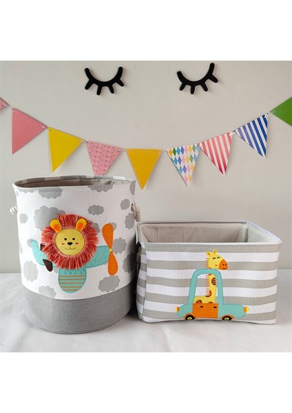 NO.20402 Stili Resim Olarak Katlanabilir Çamaşır Sepeti Çocuklar Için Kirli Giysiler Için Bebek Çocuk Oyuncakları Tuval Wasmand Büyük Depolama Sepet Ofis Ev Organizatör (Yurt Dışından) indirimleri