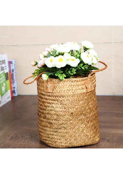 Ana Renk M Stili Lavanta Vazo Dokuma Çeşitli Eşyalar Saklama Sepetleri Asılı Sepet Rattan Babysbreath Saksı Saksı Ev Sepeti Saplı (Yurt Dışından)
