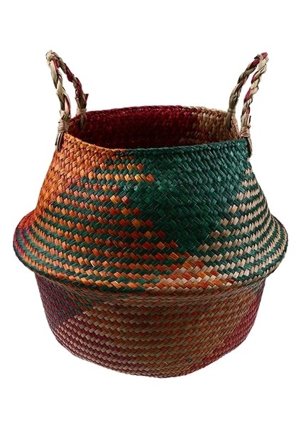 Model 5 Tarzı 22X20 cm Whısm El Yapımı Deniz Çayı Depolama Sepeti Saksı Rattan Konteyner Oyuncaklar Organizatör Tutucu Çamaşır Sepeti Ev Dekor (Yurt Dışından)