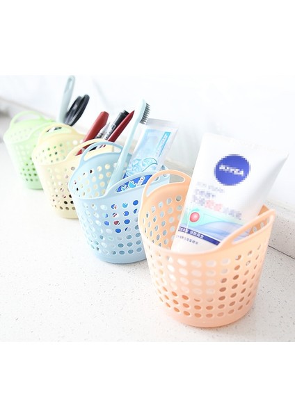 Pembe Tarzı Mini Masaüstü Depolama Sepeti Yaratıcılık Moda Hollow Oyuncak Sepeti Plastik Masa Çeşitli Eşyalar Çöp Organizatör Sepeti Kalem Konteyner (Yurt Dışından) modelleri