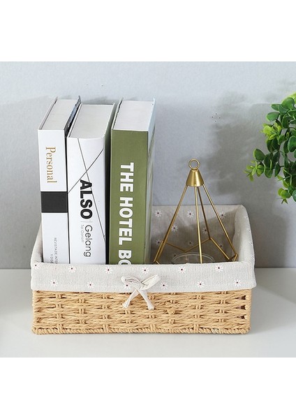 Menekşe Tarzı El Yapımı Saklama Kutusu Çamaşır Sepet Hasır Sepetler Masaüstü Çeşitli Eşyalar Kozmetik Organizatör Giysi Kitap Aperatif Oyuncaklar Saklama Kutusu (Yurt Dışından) modelleri