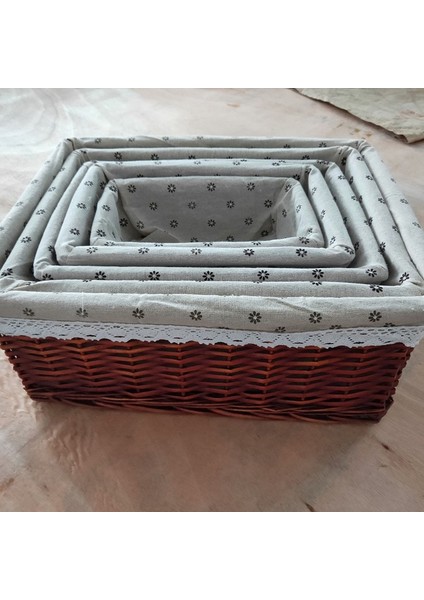 D Stili 25X15X11CM 4 Boyutlu El Yapımı Rattan Saklama Sepetleri Ev Eşyaları Aperatifler Meyve Enkazı Çamaşır Fg Söğüt Depolama Sepeti (Yurt Dışından) modelleri