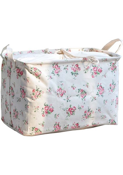 C Stili U 46X32X28CM Pamuk ve Keten Nokta Şerit Çiçek Çamaşır Depolama Sepeti Kapaklı Büyük Kapasiteli Kirli Giysiler Çocuk Oyuncakları Organizatör (Yurt Dışından) modelleri