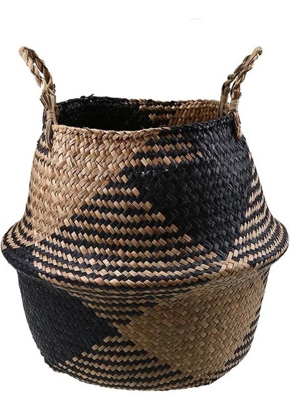 Model 6 Tarzı 22X20 cm Whısm El Yapımı Deniz Çayı Depolama Sepeti Saksı Rattan Konteyner Oyuncaklar Organizatör Tutucu Çamaşır Sepeti Ev Dekor (Yurt Dışından)