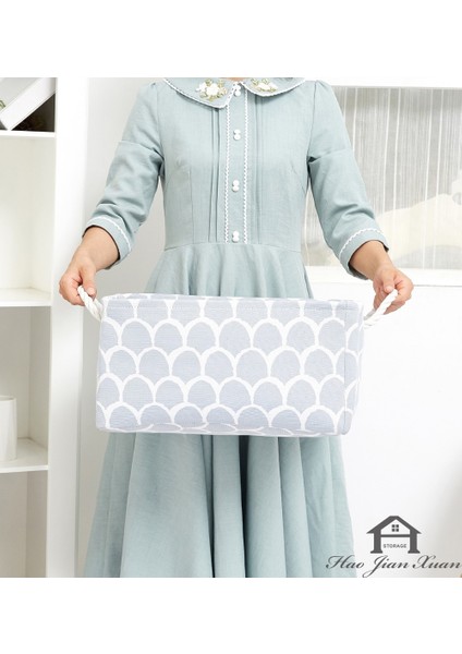 No.11 Stili 41X31X20CM Küp Tuval Kumaş Saklama Sepeti Giysileri Kreş Iç Çamaşırı Oyuncak Organizatör Çamaşır Sepeti Saplı Katlanır Saklama Kutusu (Yurt Dışından) modelleri