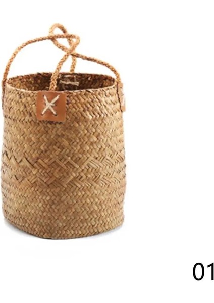 Ana Renk S Stili Lavanta Vazo Dokuma Çeşitli Eşyalar Saklama Sepetleri Asılı Sepet Rattan Babysbreath Saksı Saksı Ev Sepeti Saplı (Yurt Dışından)