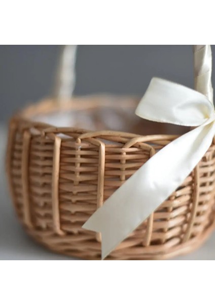 Pembe S Tarzı 1 Adet El Yapımı Dokuma Çiçek Sepeti El Hasır Dekoratif Torage Sepetleri Ev Sofra Organizatör Malzemeleri Için (Yurt Dışından) indirimleri