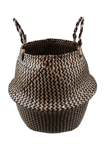 Model 9 Tarzı 22X20 cm Whısm El Yapımı Deniz Çayı Depolama Sepeti Saksı Rattan Konteyner Oyuncaklar Organizatör Tutucu Çamaşır Sepeti Ev Dekor (Yurt Dışından)