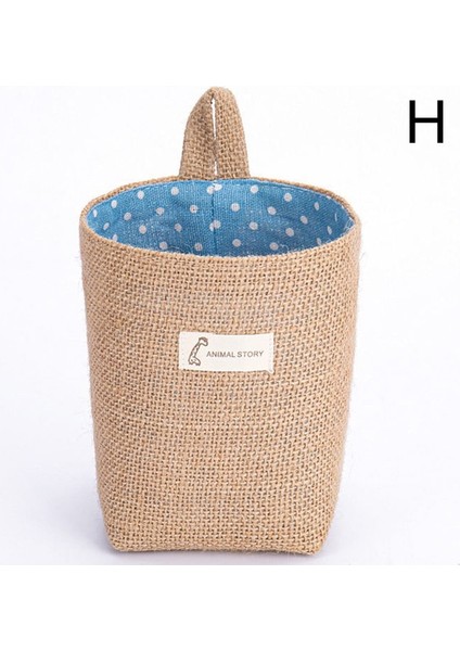 Koyu Gri Tarzı S Beden El Yapımı Saklama Sepetleri Katlanabilir Clthoes Çamaşır Hasır Patchwork Hasır Rattan Seagrass Göbek Bahçe Saksı Bitki Sepetleri (Yurt Dışından)