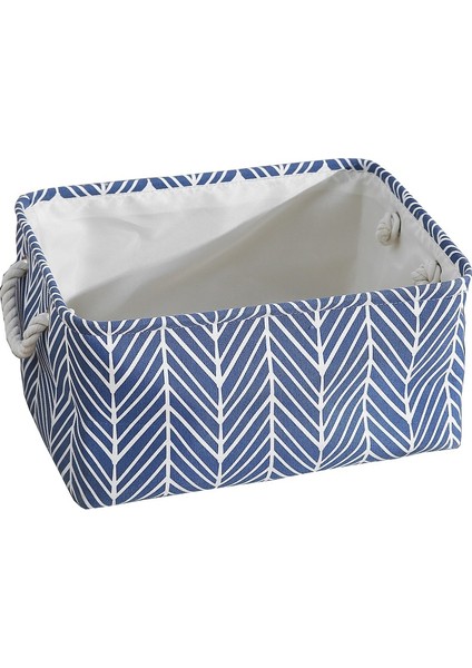 No.22 Tarzı 36X26X16CM Küp Tuval Kumaş Saklama Sepeti Giysileri Kreş Iç Çamaşırı Oyuncak Organizatör Çamaşır Sepeti Saplı Katlanır Saklama Kutusu (Yurt Dışından)