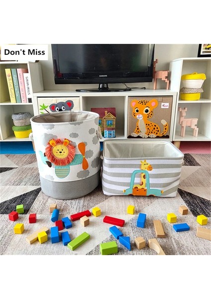 204-2 Tarzı Resim Olarak Büyük Karikatür Aslan Katlanır Çamaşır Sepeti Kirli Giysiler Saklama Sepeti Çocuklar Için Oyuncaklar Organizatörler Sepet Çeşitli Eşyalar Depolama Varil (Yurt Dışından) fiyatları
