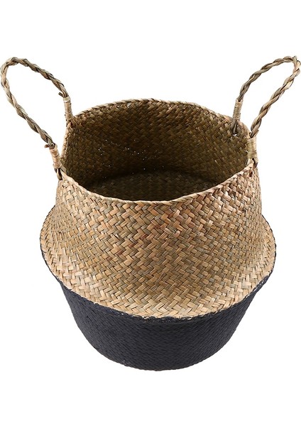 Model 2 Tarzı 32X28 cm Whısm El Yapımı Deniz Çayı Depolama Sepeti Saksı Rattan Konteyner Oyuncaklar Organizatör Tutucu Çamaşır Sepeti Ev Dekor (Yurt Dışından)