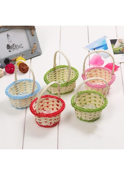 A2 Stili 1 Adet Mini El Dokuması Saklama Sepetleri Plastik Dokuma Saklama Sepetleri Kumaş Çiçek Sepeti Meyve Rattan Kozmetik Çay Poşetleri (Yurt Dışından) fiyatları