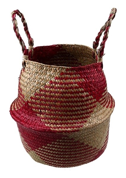 Model 7 Tarzı 32X28 cm Whısm El Yapımı Deniz Çayı Depolama Sepeti Saksı Rattan Konteyner Oyuncaklar Organizatör Tutucu Çamaşır Sepeti Ev Dekor (Yurt Dışından)