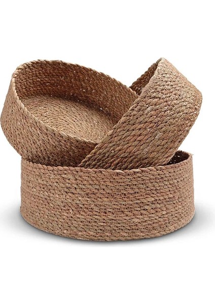 B-02 Stili Rattan Depolama Sepeti Hasır Sepet Çeşitli Eşyalar Organizatör Oyuncaklar Depolama Kozmetik Giyim El Sanatları Ev Dekorasyon Malzemeleri (Yurt Dışından) fiyatları