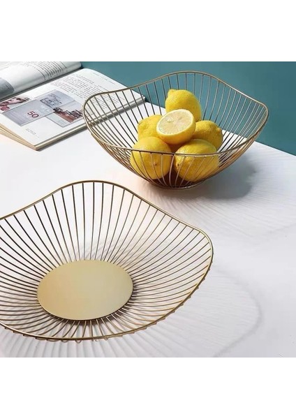 Lg-Lotus Yaprak Sepet Stili Demir Sanat Meyve Sepeti Iskandinav Tarzı Ev Oturma Odası Meyve Tabağı Aperatifler Yaratıcı Meyve Kase Depolama Sepeti Mutfak Düzenleyici (Yurt Dışından) fırsatları