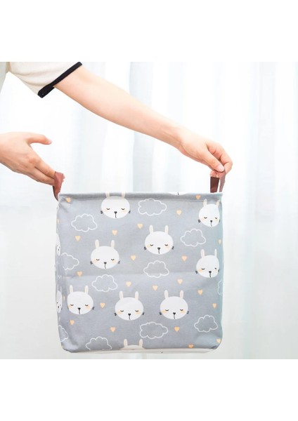 No.19 Tarzı Yeni Küp Katlanır Pamuk Keten Kumaş Saklama Sepeti Çocuk Giysileri Saklama Kutusu Oyuncaklar Organizatörler Için Su Geçirmez Çamaşır Sepeti (Yurt Dışından) indirimleri