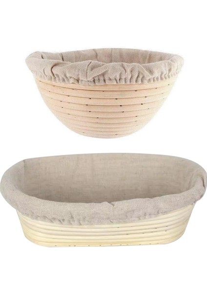 16X6CM Tarzı Doğal Rattan Fermantasyon Sepeti Ülke Ekmek Baget Hamur Kitle Prova Tatma Kanıtlama Hasır Sepetler Mutfak Gereçleri (Yurt Dışından) fiyatları