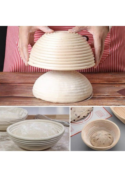 16X6CM Tarzı Doğal Rattan Fermantasyon Sepeti Ülke Ekmek Baget Hamur Kitle Prova Tatma Kanıtlama Hasır Sepetler Mutfak Gereçleri (Yurt Dışından) fırsatları