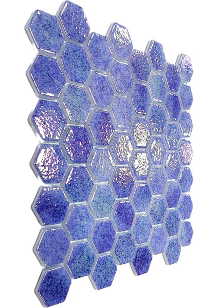 Tüm Yaşam Alanları İçin Cam Mozaik. Hegzagonal Mozaik Ölçüsü: 38X5 Mm. File Ölçüsü: 29X29 cm ( 1 Koli = 1 m2 Fiyatıdır. ) indirimleri