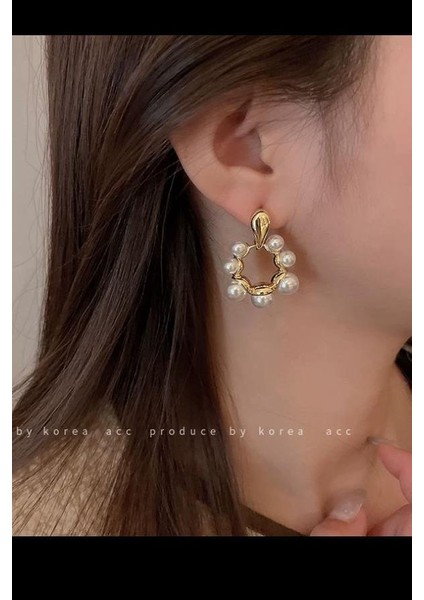 Kadın Vip Seri Suni Incili Özel Tasarım Marka Küpe Seti fırsatları