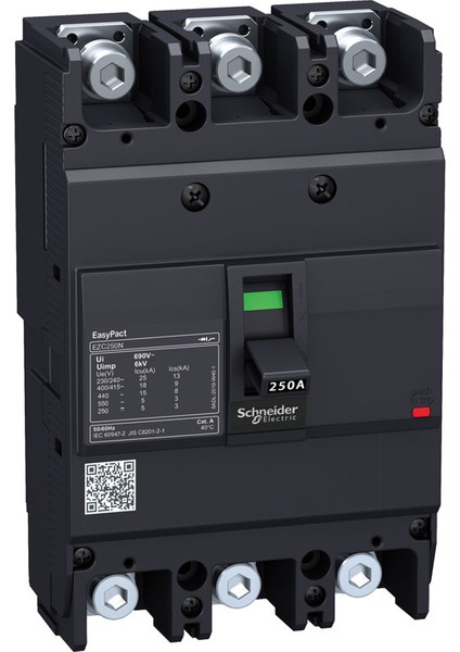 3X125A 36KA Sabit Tip Kompakt Şalter