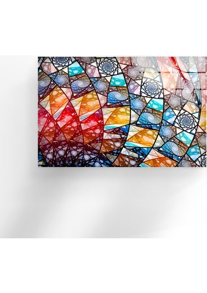 Vitray Renkli Tempeli Cam Duvar Tablosu fırsatları