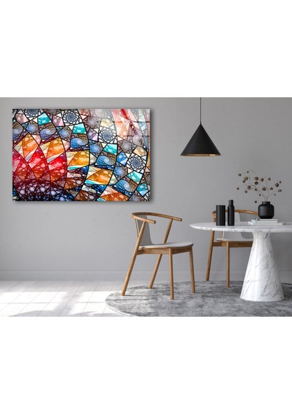 Vitray Renkli Tempeli Cam Duvar Tablosu indirimleri