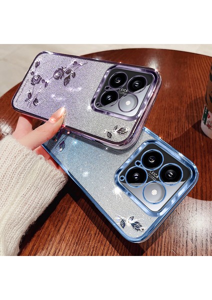 Xiaomi 14 Çiçek Deseni Şok Geçirmez Cep Telefonu Tpu Arka Kapak (Yurt Dışından) modelleri