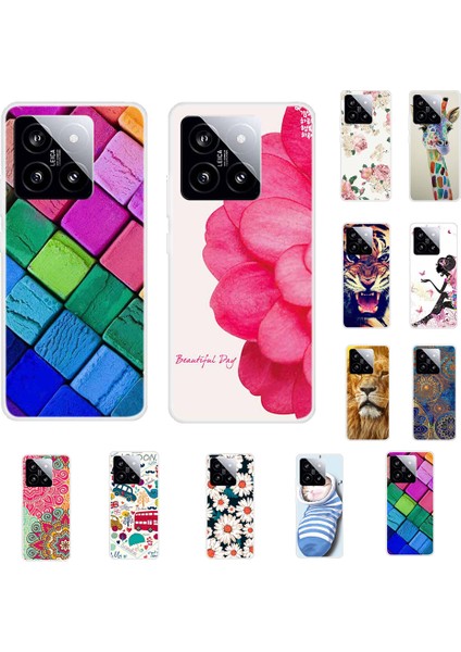 Xiaomi 14 Desen Baskısı Slim Anti-Driop Tpu Telefon Koruyucu Kapak (Yurt Dışından) indirimleri