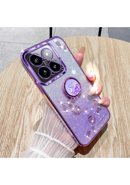 Xiaomi 14 Damla Dirençli Tpu Telefon Kasası ile Yüzük Kickstand (Yurt Dışından) modelleri