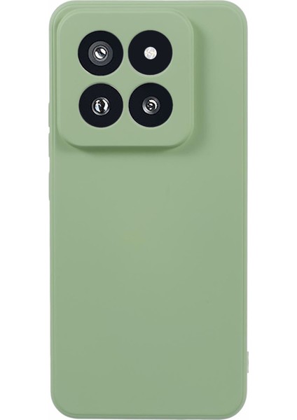 Xiaomi 14 Pro Tpu Kılıf Fiber Astar Kauçuk Telefon Arka Kapak (Yurt Dışından)