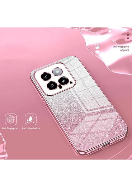 Xiaomi 14 Hassas Kesme Gradyan Glitter Tpu Cep Telefonu Kılıfı Arka Koruyucu Kapak (Yurt Dışından) fiyatları