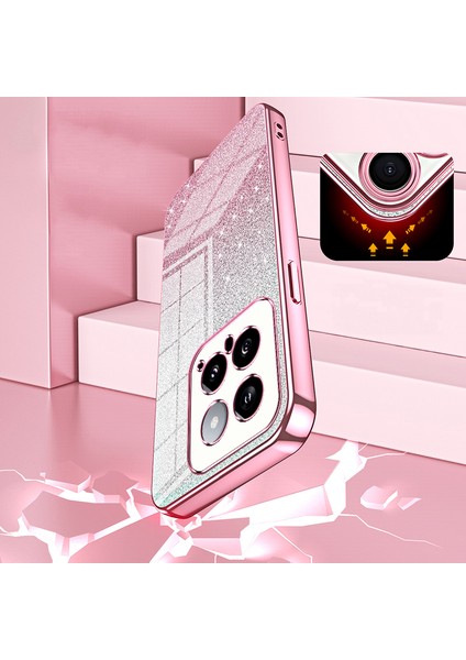 Xiaomi 14 Hassas Kesme Gradyan Glitter Tpu Cep Telefonu Kılıfı Arka Koruyucu Kapak (Yurt Dışından) fırsatları