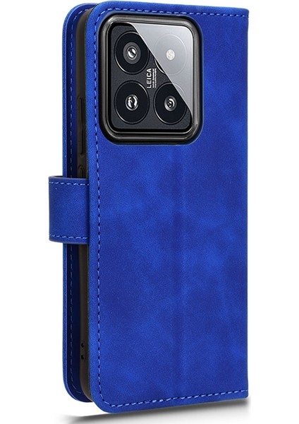 Xiaomi 14 Cilt Dokunuşu Standı Deri Cüzdan Kapağı (Yurt Dışından)