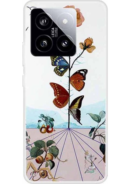 Xiaomi 14 Tpu Kapak Deseni Baskı Çizelge Karşıtı Cep Telefonu Kılıfı Koruyucu (Yurt Dışından)